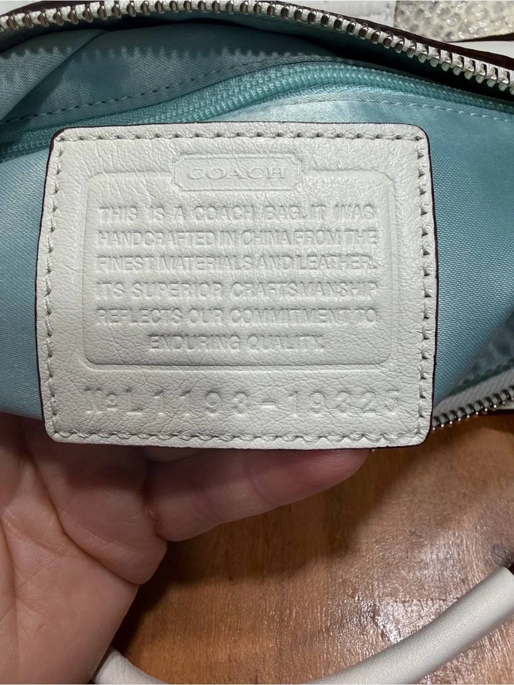 Coach Rare 2011 Kristin Python Embossed‎ Leather Convertible Hobo Bag EUC